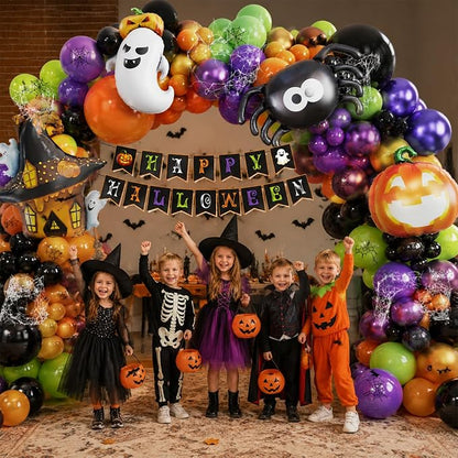 Tesochye 161pcs Halloween Balloon Garland Kit - Image 3