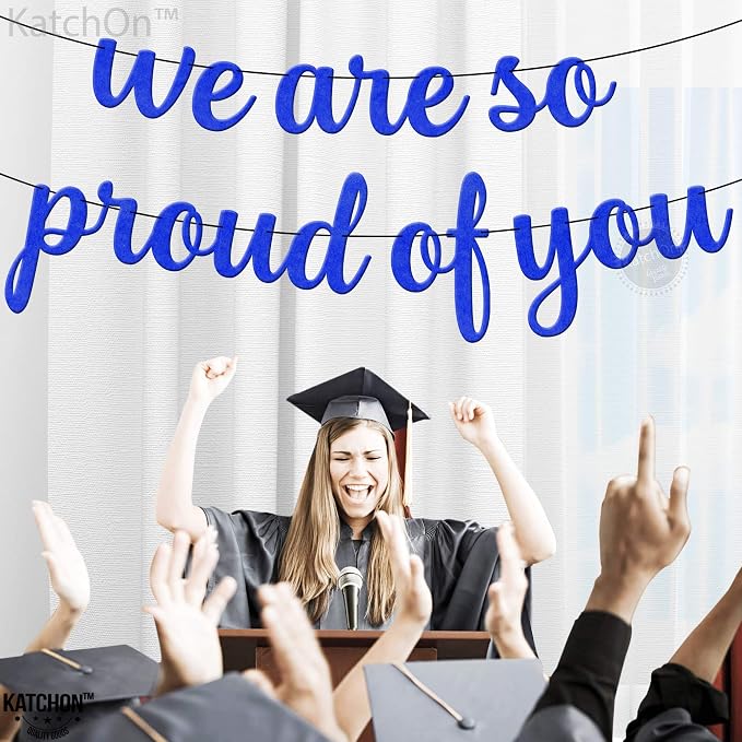 KatchOn Graduation Decorations 2026 | Felt We are So Proud of You Banner - Image 5