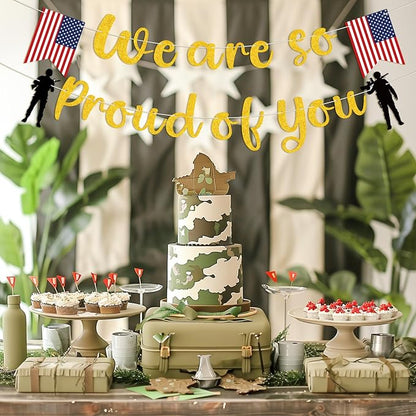 Retirement Party Decorations We Are So Proud of You Banner Welcome Home Banner - Image 2