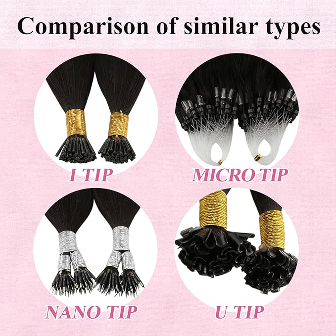 YoungSee Micro Link Hair Extensions Human Hair Dark Brown Microbead Hair Extensions Human Hair Brown Micro Bead Hair Extension Real Human Hair Dark Brown 16In Beaded Hair Extension 50s 50g Remy Hair