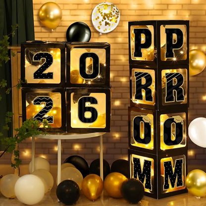 Graduation Prom Party Decorations Class of 2026, Graduation Prom Party Supplies by Zachely