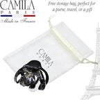 Camila Paris CP3871 French Octopus Hair Clip for Women with Long, Curly Hair - Strong Hold, No Slip Grip Styling Claw Clip, Made in France