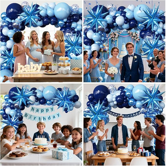 Blue Balloon Arch Kit Garland - Image 8