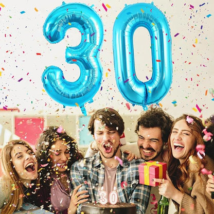 30 Number Balloons Large Foil Number Balloon Big 40 Inch - Image 3