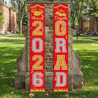 Graduation Banner 2026, Class of 2026 Banner, Indoor Outdoor Graduation Party - Image 7