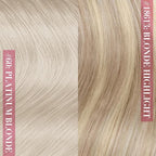YoungSee 150G Clip in Hair Extensions Human Hair Platinum Blonde Human Hair Extensions Clip in Blonde Clip on Real Hair Extension Silky Straight Add Volume 20Inch 7Pcs