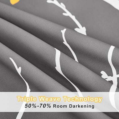 NICETOWN Room Darkening Ceiling to Floor Curtains, Decorative Modern Aesthetic - Image 5