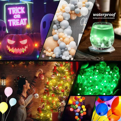 50pcs LED Green Balloon Lights, Round LED Mini Lights - Image 6