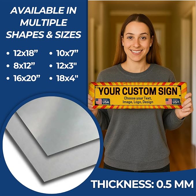 Custom Plain Arrow Metal Sign by DC - Image 4