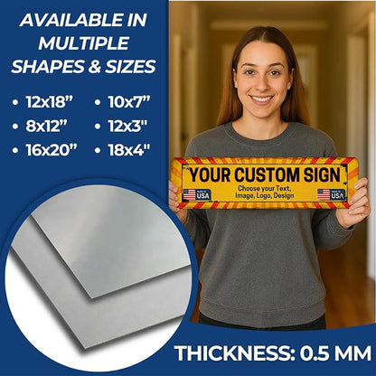 Custom Plain Arrow Metal Sign by DC - Image 4