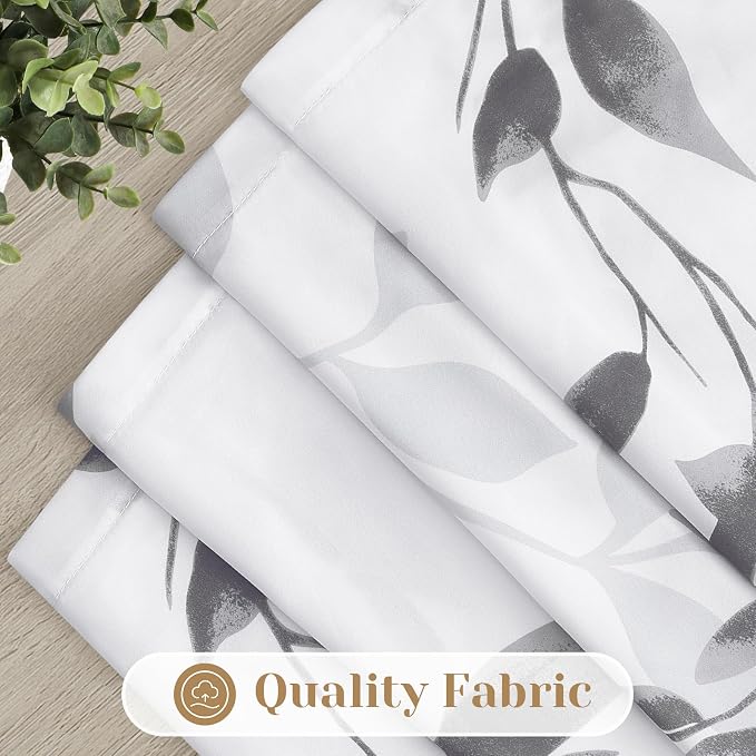 HOMEIDEAS Kitchen Curtains, Short Non-See-Through Privacy 30X24 Inch Length - Image 4