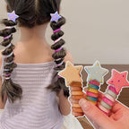 Telephone Cord Hair Ties for Women & Girls - Spiral Hair Coils, No Damage Elastic Hair Bands, Soft Stretchy Hair Accessories for Thick Hair- SP-3﻿