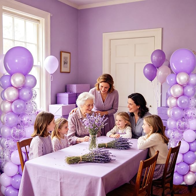 Purple Balloon Column Stand Kit of 2 - Image 6