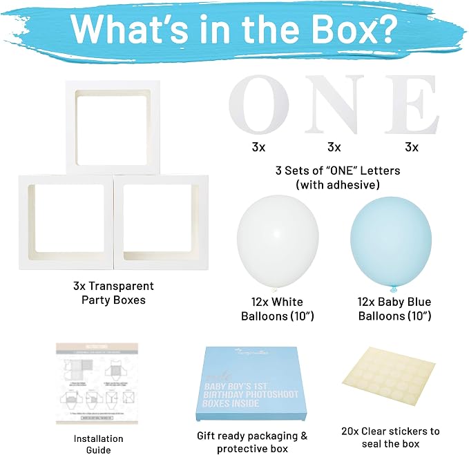 1st Birthday 'ONE' Boxes - Image 5