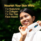 Frida Kahlo 15 Min Pamper Me Kit by Naisture – Korean Spa and Skincare Kit for Women with Hair, Hand, Foot, Eye, and Face Masks