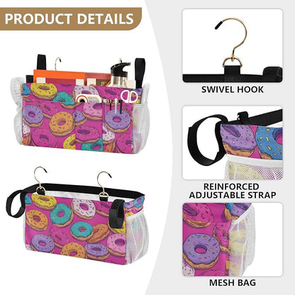 Bedside Caddy Hanging Bunk Bed Caddy Bed Organizer Hanging Pocket - Image 5