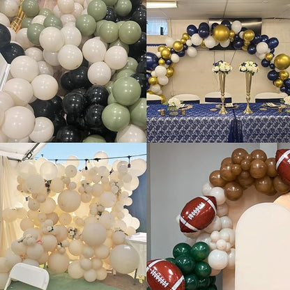 114pcs white Sand Balloons Different Sizes Pack, 18 12 10 5 Inches Balloon | - Image 7