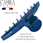 Camila Paris CP3229 French Hair Clip for Women, Narrow, Strong Hold Grip Double Teeth Girls Hair Claw Clips Jaw, Fashion Durable Styling Hair Accessories for Women, Made in France