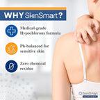 SkinSmart Antimicrobial Eczema Therapy with Hypochlorous Acid, Safely Removes Bacteria so Skin Can Heal, for Adults, Kids and Seniors, Travel Size 2 Ounce Clear Spray (Pack of 3)