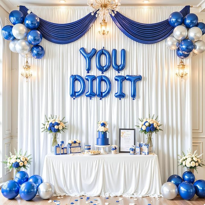 10x10ft White Glitter Backdrop Curtain - Image 8