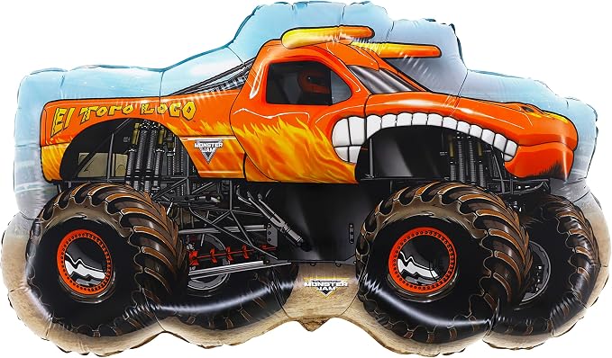 Toyland® 85cm Monster Jam " El Toro Loco " Foil Balloon by MonsterJamSuperstore