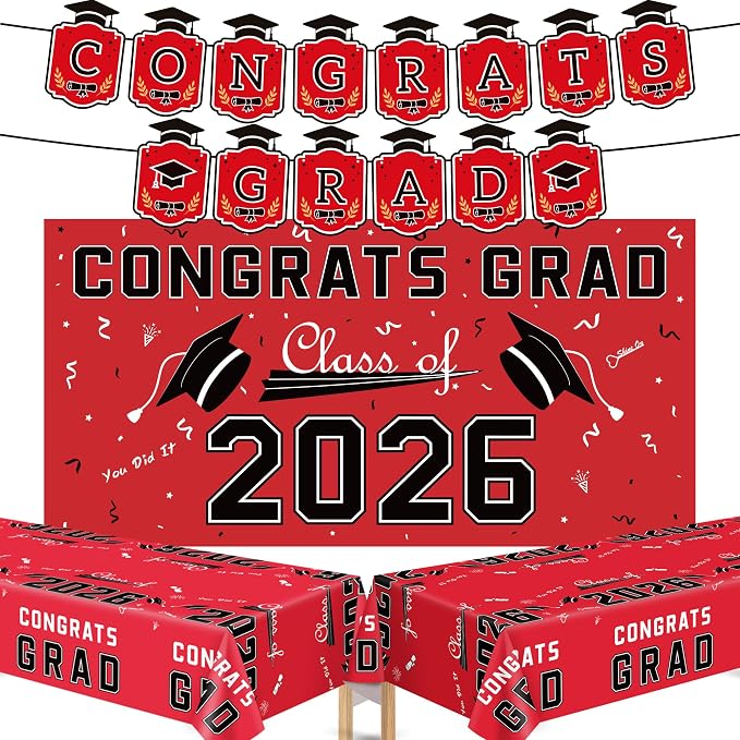 Graduation Decorations 2026 2027 by MDDRUIQI