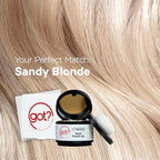 Got? Roots - Root Touch Up Hair Color, Brow, Beard, Hairline & Bald Spot Concealing Powder - Gray Root Coverage for Women & Men - 0.14 OZ Tub (Sandy Blonde, Pack of 2)