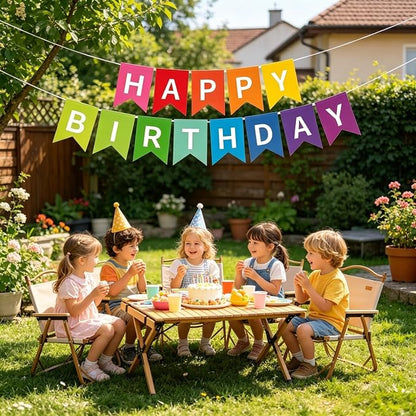 Happy Birthday Banner Birthday Party Supplies - Image 5