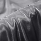 Aormenzy Satin Body Pillow Cover Set of 2, 20x54 Inches Dark Grey Case for Adults, Silky Soft & Cooling Pillowcase With Envelope Closure