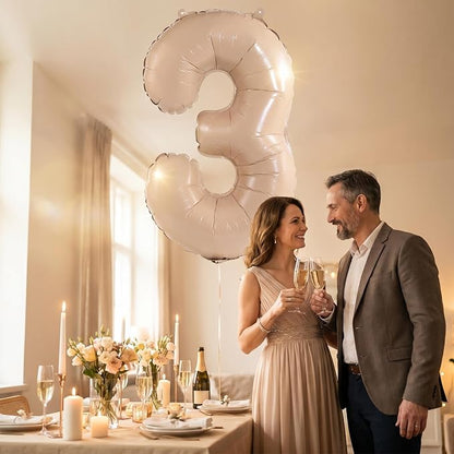 YPSelected 32 Inch Large Foil Helium Number Balloon Birthday Wedding Party 0-9 - Image 3