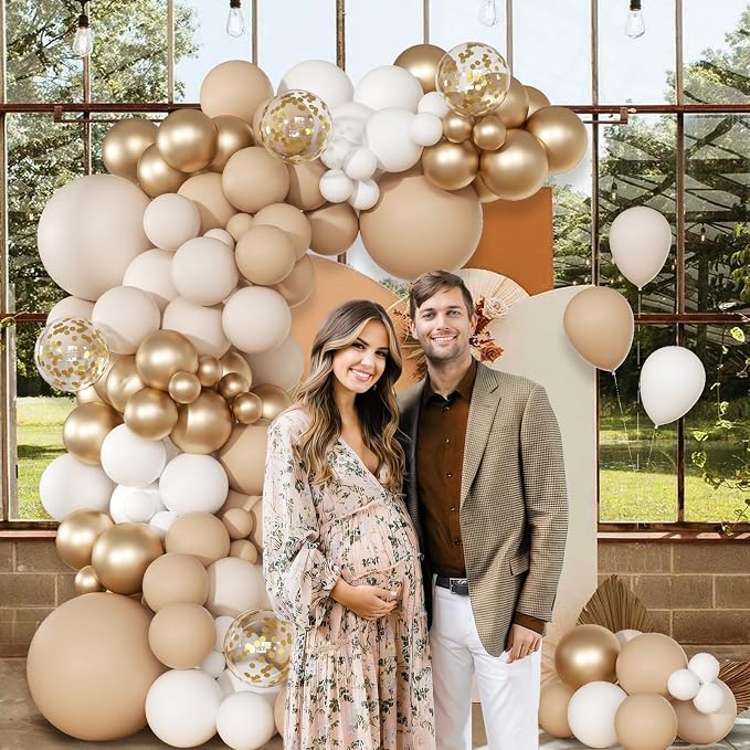 147pcs Neutral Balloon Garland Arch Kit, Different Sizes - Image 4