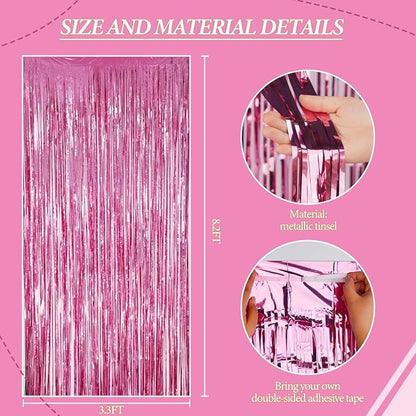 DECOCKRAT 3 Pack Foil Fringe Backdrop - Image 3