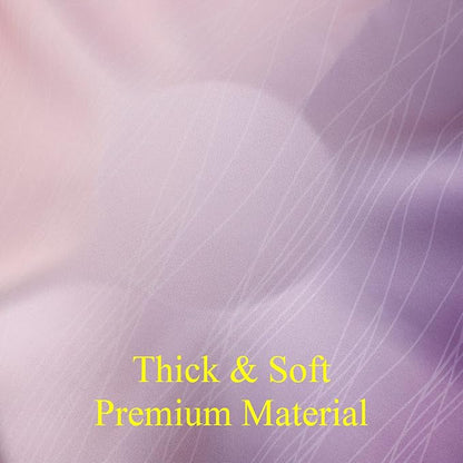 Pink and Purple Curtains 54 Inch Length 2 panels, Full Light Blocking Ombre - Image 8