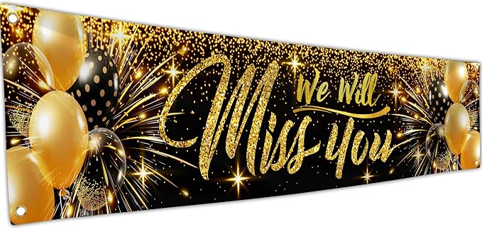 We Will Miss You Decorations by Bravita