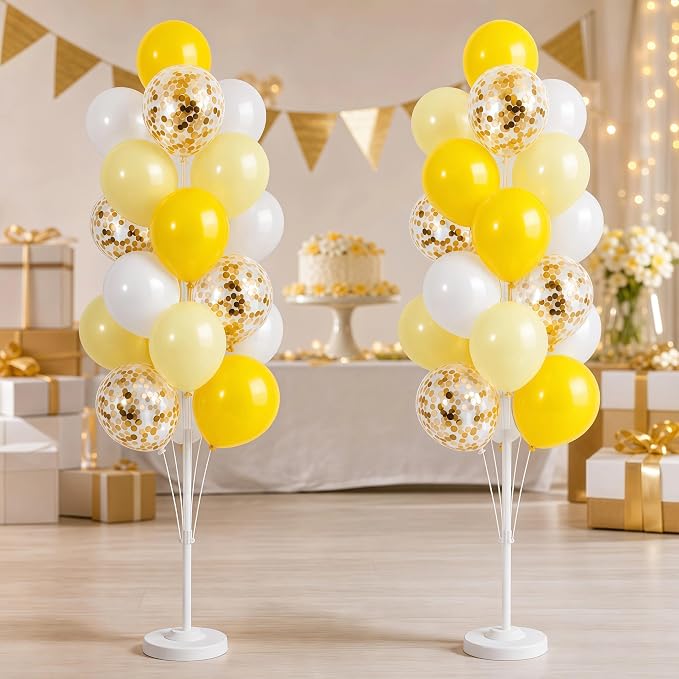 Hiins Pastel Yellow Balloons Tree Kit - Image 8