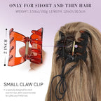 12 Inch Ponytail Extension - Clip in Ponytail Hair Extensions, Curly Wavy Pony Tails Hair Extensions, Synthetic Claw Clip Ponytail Extension for Women (Color: Light Brown With Blonde Highlights)