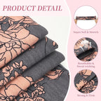Boho Headbands for Women, 6 Pack Wide Non-Slip Stretchy Hair Bands for Yoga, Workout, Running, Fashion Hair Accessories for Women's Hair（Shape 1）