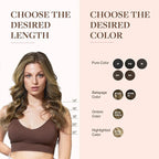 GOO GOO Clip in Hair Extensions Real Human Hair, Remy Human Hair Extensions Clip ins for Women, Natural Human Hair, 24inch 120g 7Pcs, 3/8/613 Balayage Walnut Brown to Ash Brown and Bleach Blonde