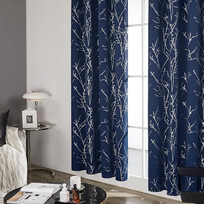 Deconovo Blackout Curtains, Light Blocking Panels, 2 Panels, - Image 5