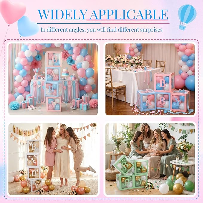 Seenelling 4 Pcs Balloon Boxes - Image 5