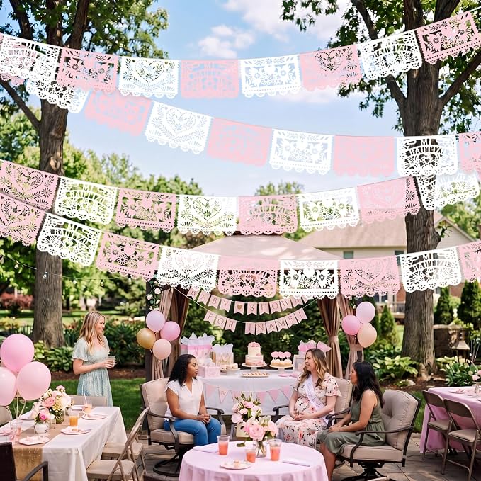 TaoBary 6 Pcs Papel Picado Mexican Wedding Cielito Lindo Party Decor 118 Feet - Image 4