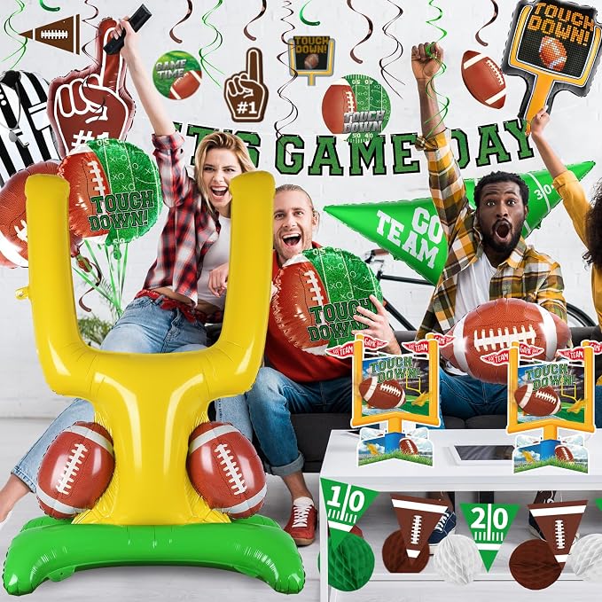 Football Party Decorations Kit: Tailgate & Football Birthday Party Supplies - Image 5