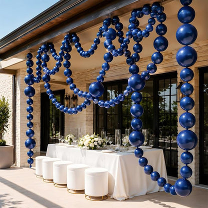 Navy Blue Linking Balloons - Image 3