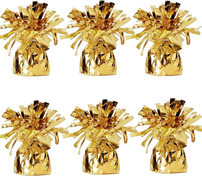 Balloon Weights Gold 6Pcs | Perfect - Image 2