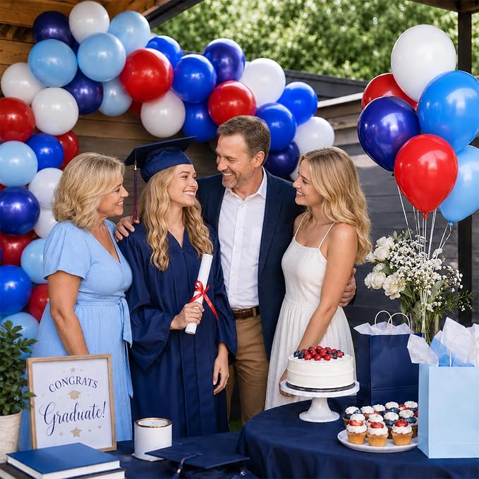 Red Blue White Balloons - Image 6