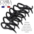 Camila Paris CP3521 French Large Hair Clips for Women Thick Hair for Long Wavy Curly Hair, Girls Hair Claw Clips Styling Big Hair Clip for Thick Hair, Strong Hold No Slip Grip Claw Clip Made in France