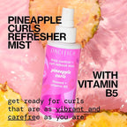 Pacifica Beauty Pineapple Curls Curl Cream & Refresher Mist Set for Curly & Coily Hair – Defining Cream + Day 2 Curl Refresh Spray, Enhances Definition, Tames Frizz, Vegan & Cruelty-Free