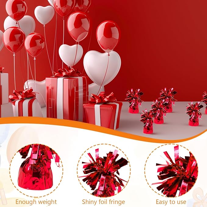 Metallic Plastic Wrapped Balloon Weights - Image 7