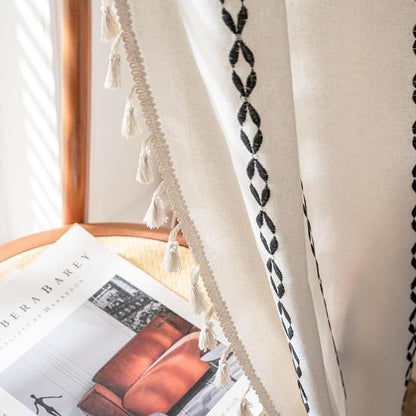 Sutuo Home Boho Curtains 63 Inch Length - Image 3