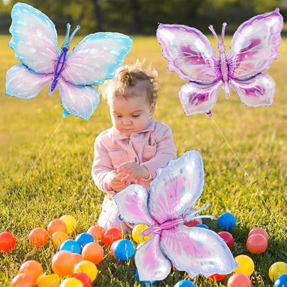 6 Pieces 39 Inches Butterfly Balloons - Image 6